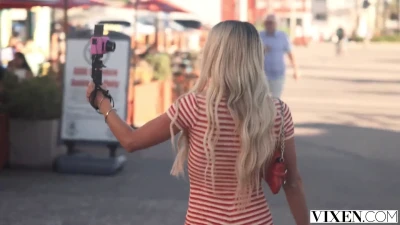 [Vixen] Sexy Blonde Influencer Gets Her Tight Pussy Filled Up