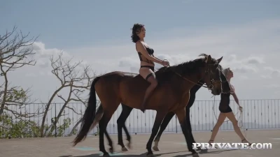 [Private] Calita Fire discovers that she likes everything, in a trio with Vixi Rafi