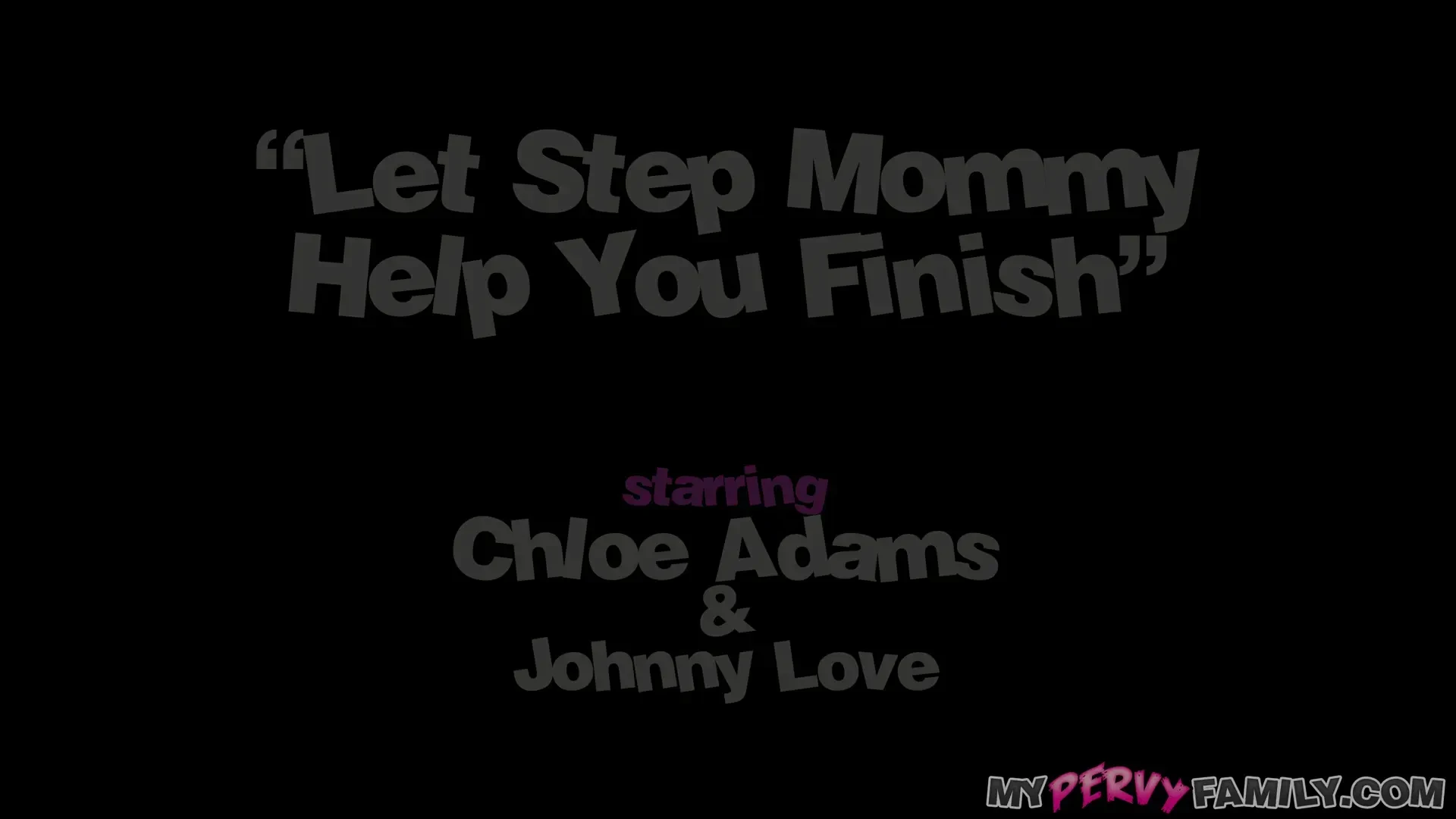 [MyPervyFamily] Let Stepmommy Help You Finish