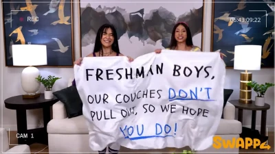 [DaughterSwap] “Please Take Off My Chastity Belt, Daddy!” College Sluts Swap