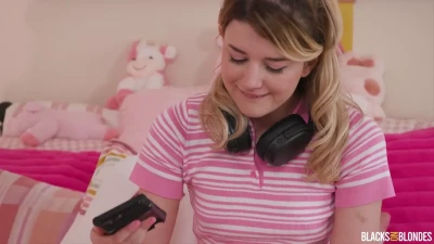 [BlacksOnBlondes] Horny For Massive Cock