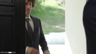 [HotWifeXXX] Happily Shared Outside The Office