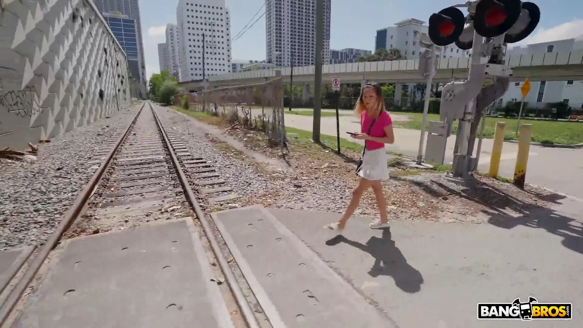 [BangBus] Baddie on Vacation Gets Fucked on The Bus