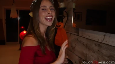 [TouchMyWife] Wifey Gets Horny on Halloween