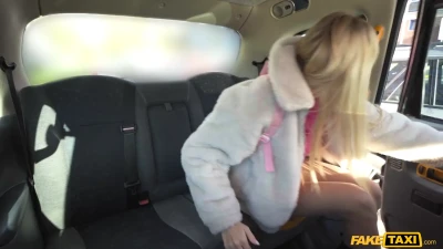 [FakeTaxi] Blonde Russians 1st Creampie