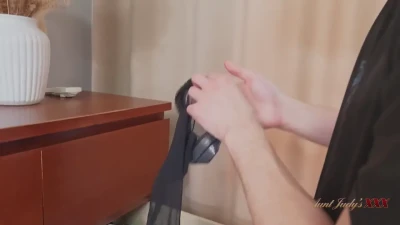 [AuntJudysXXX] Finds Her Stepson Sifting Through Her Stockings, Gives Him What He Really Wants