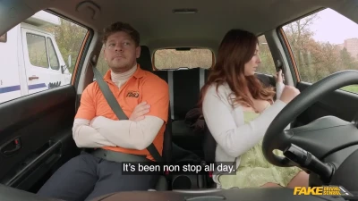 [FakeDrivingSchool] The Hot British Story Teller
