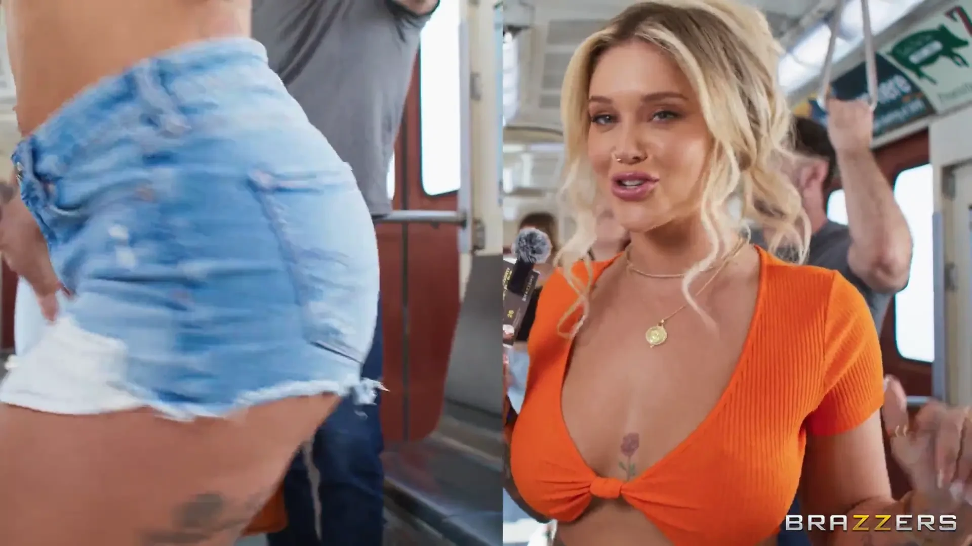 [BrazzersExxtra] Kali Rides The Subway!