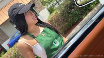 [OnlyFans] Cute Starbucks Girl Gets Fucked During Her Shift In My Rolls Royce
