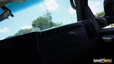[BangBus] Aubree’s Pussy Gets Busy on the Bus
