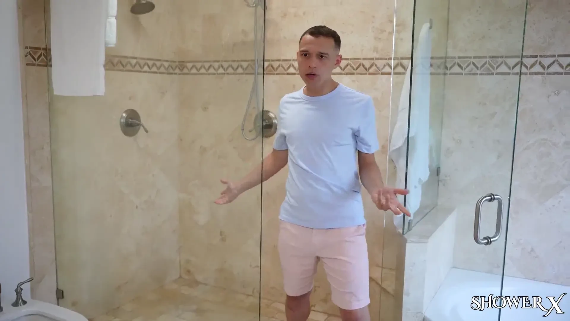 [ShowerX] Jealous Stepbro Cleanses Stepsis in the Shower