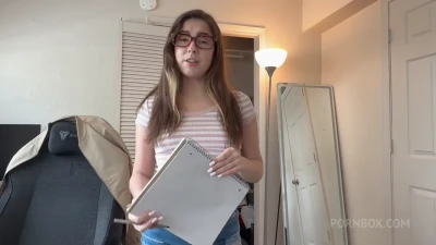 [PornBox] Thick Brunette Stepsister Need Help With Art Class