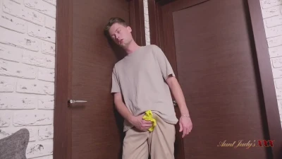 [AuntJudysXXX] Horny Step-son Caught Her Masturbating and Gives Her the Real Thing