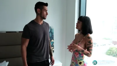 [40SomethingMag] Asian hottie Kitty, 42, fucks her hubby's friend
