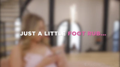 [AllGirlMassage] Just A Little Foot Rub...