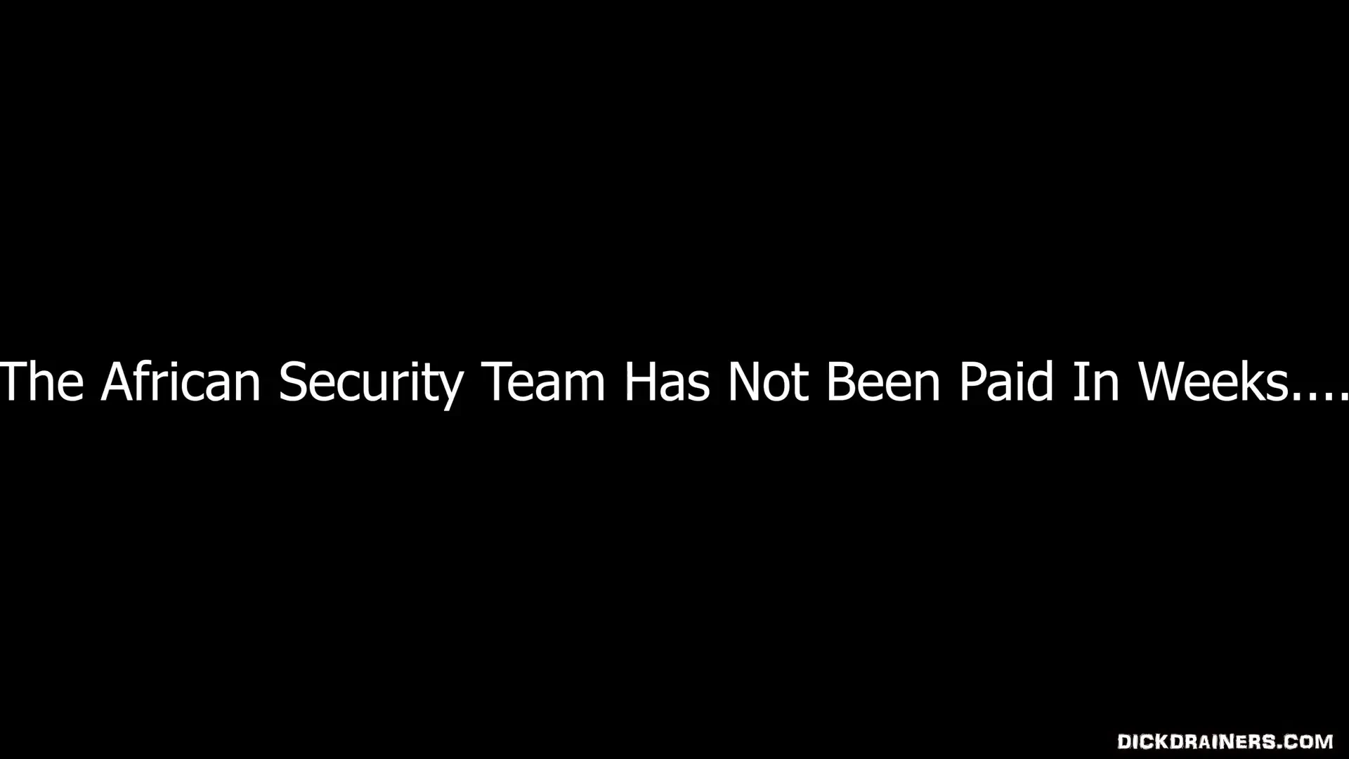 [DickDrainers] His Arabic Wife Must Serve As Payment For Her Angry Black Security Guard