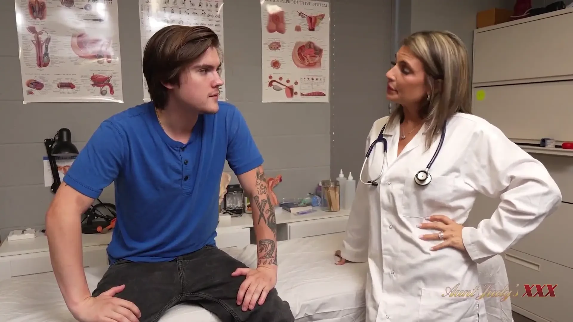 [AuntJudysXXX] Dr Krystal Sparks Gives Her Patient The Full Service Treatment
