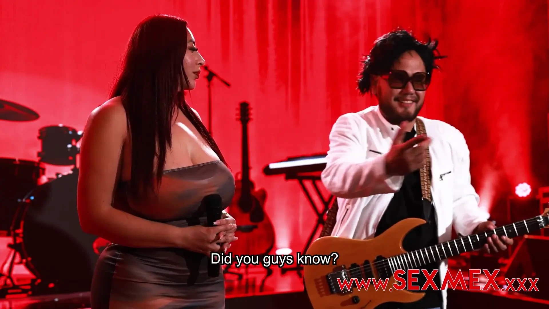 [SexMex] Fucks His Busty Back Up Singer