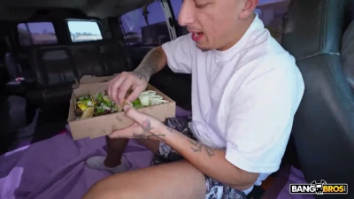 [BangBus] Molly Shows Titties and Tacos