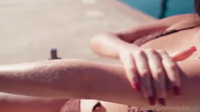 [OnlyTeenBlowjobs] Poolside Tease