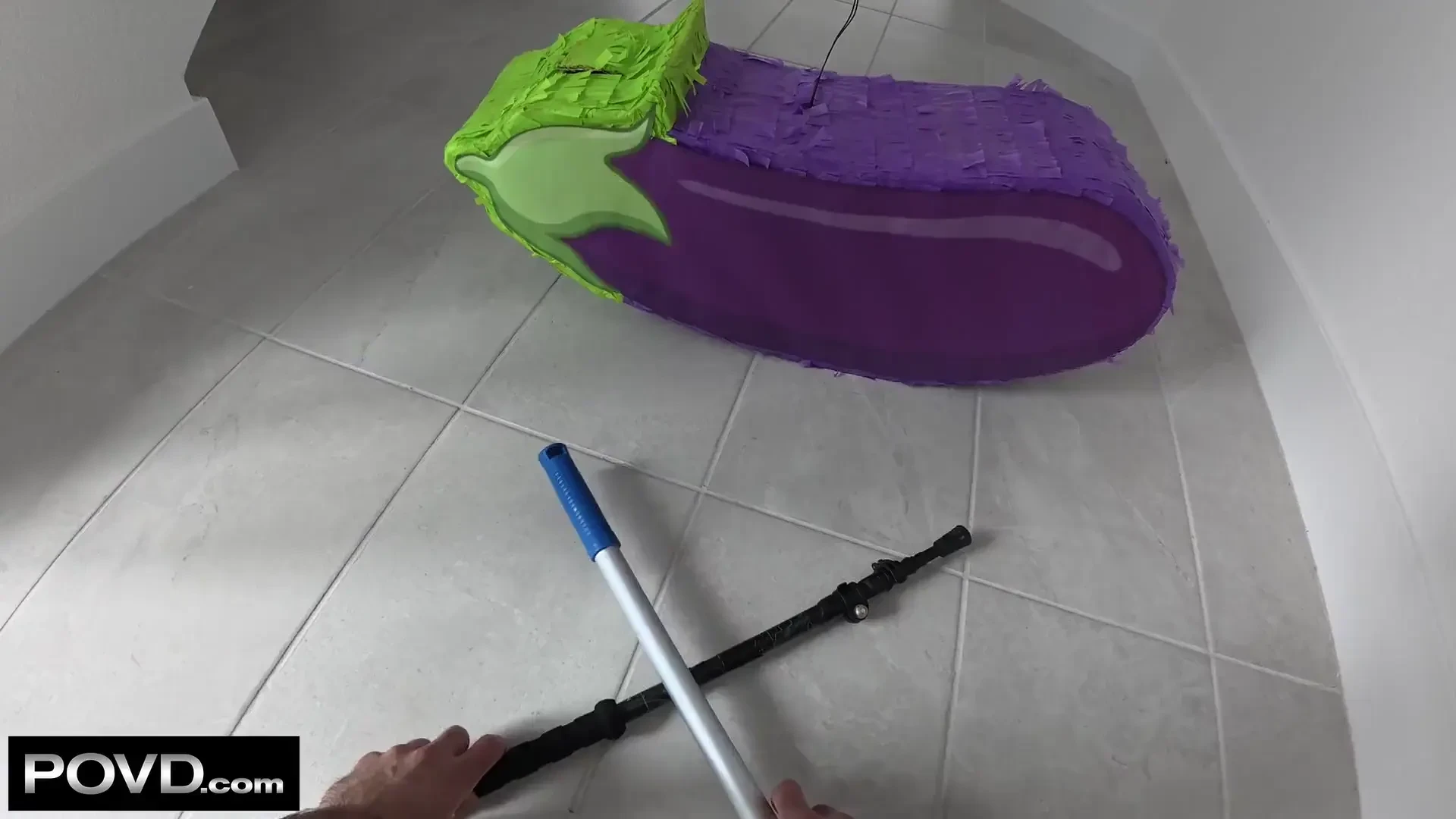 [POVD] He hid dirty toys in a piñata
