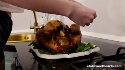 [ClubSweethearts] Pussy stuffing for Thanksgiving