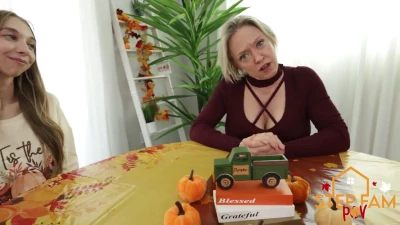 [RealGirlsFuck] Little Step Sis Is Thankful For My Dick