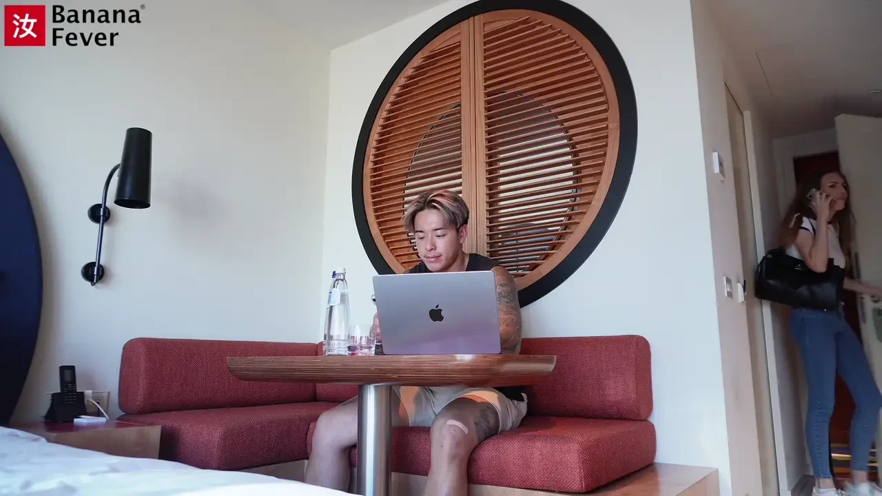 [BananaFever] Tattooed Asian Alpha Titus Makes SalomeClout Squirt With Her Big Boobs Shaking