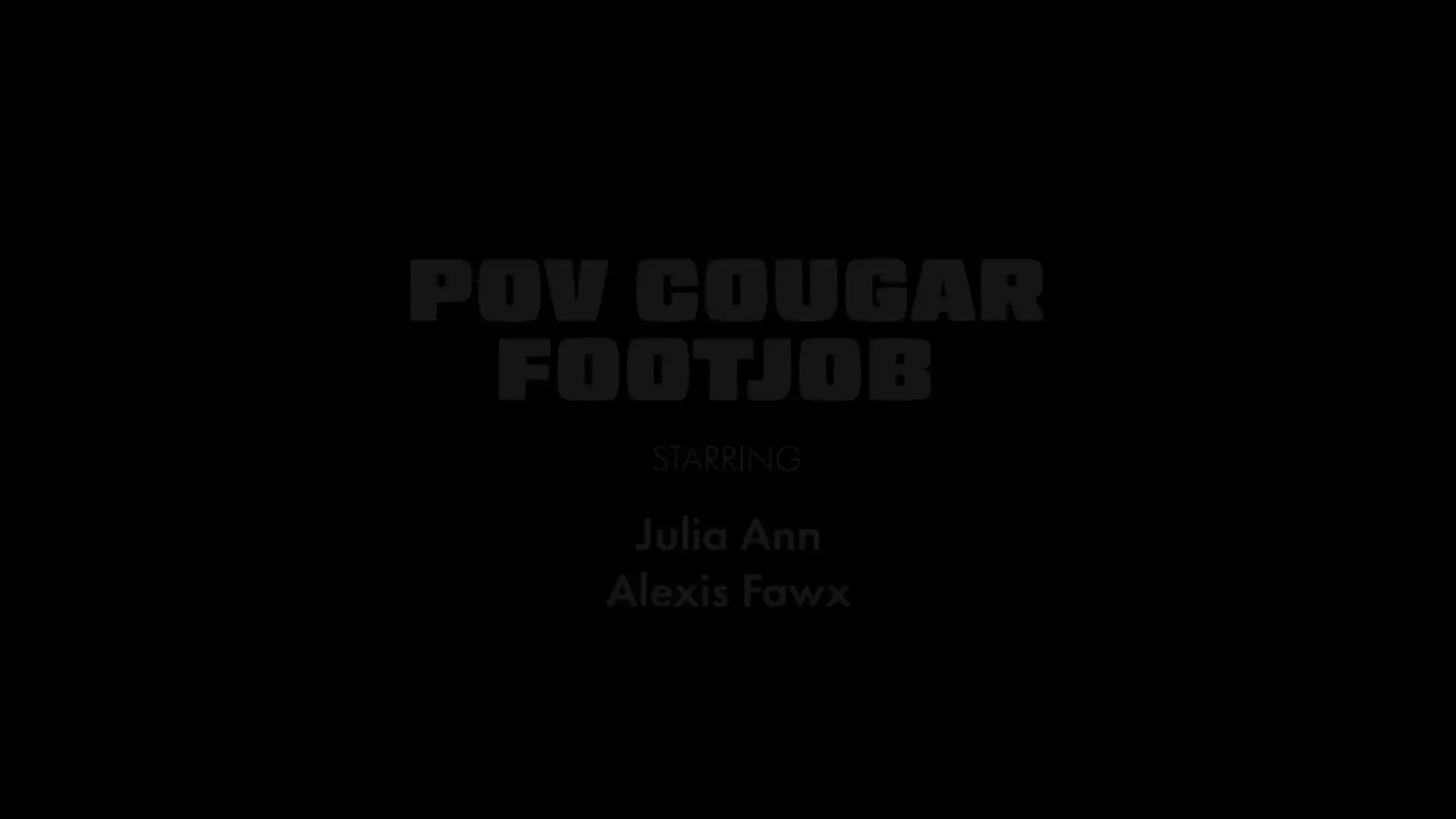 [JuliaAnnLive] POV Cougar Footjob