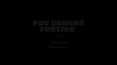 [JuliaAnnLive] POV Cougar Footjob