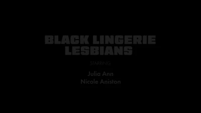 [JuliaAnnLive] Black Lingerie Lesbians