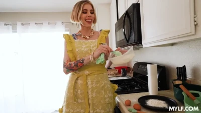 [Milfty] Stepmom’s Secret Recipe Requires Her Stepson’s Creamy Collaboration