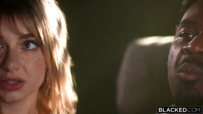 [Blacked] Tiny Tight Blonde Demi Does The Splits On His BBC