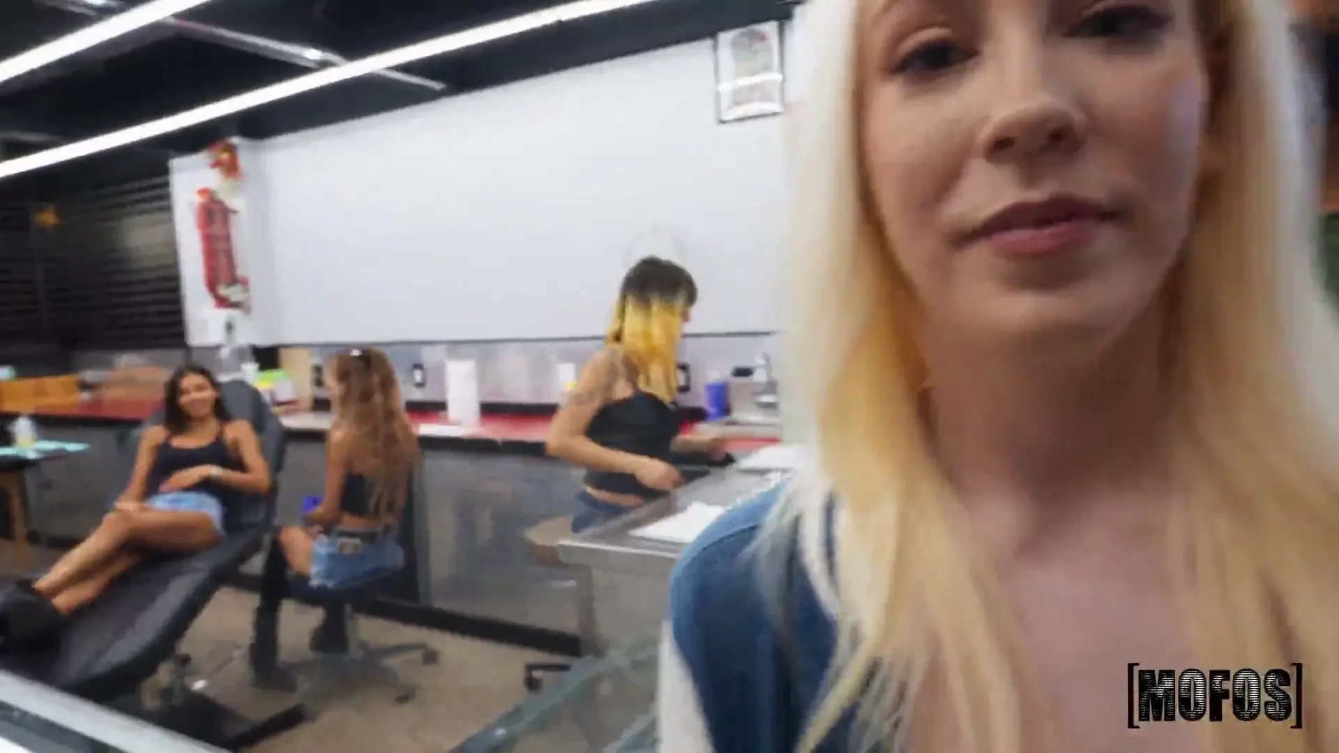 [HesGotRizz] Gigi Strips in the Tattoo Shop