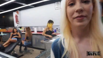 [HesGotRizz] Gigi Strips in the Tattoo Shop