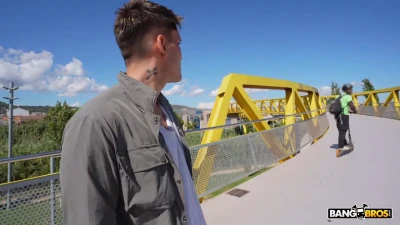 [PublicBang] Anal on the Pedestrian Bridge