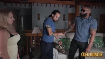 [CuckHunter] Interracial Cuckold’s Surprise: Pixie Kinzi’s Hidden Desire